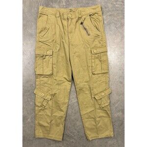 Must Way Cargo Pants Men 38x29 Drawstrings Utility Outdoor Gorpcore Y2K EUC